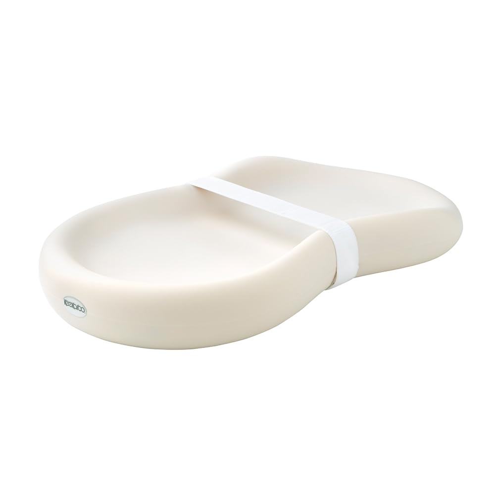 Peanut Changer Baby Vanilla – The Original - Easy-to-Clean Changing pad and The only Shell Over Foam, Fully Water Repellant, Wipeable Diaper pad, Wipe-Clean Changing pad