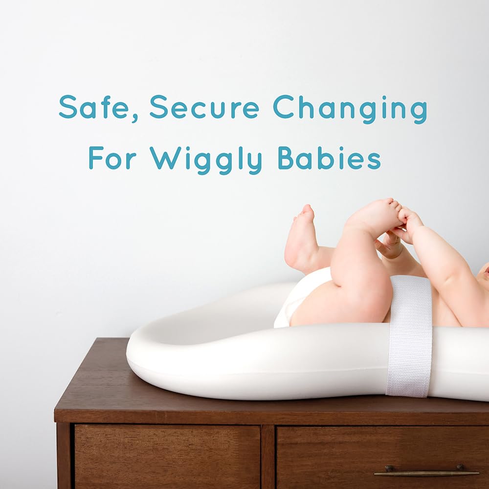 Peanut Changer Baby Vanilla – The Original - Easy-to-Clean Changing pad and The only Shell Over Foam, Fully Water Repellant, Wipeable Diaper pad, Wipe-Clean Changing pad