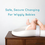 Peanut Changer Baby Vanilla – The Original - Easy-to-Clean Changing pad and The only Shell Over Foam, Fully Water Repellant, Wipeable Diaper pad, Wipe-Clean Changing pad