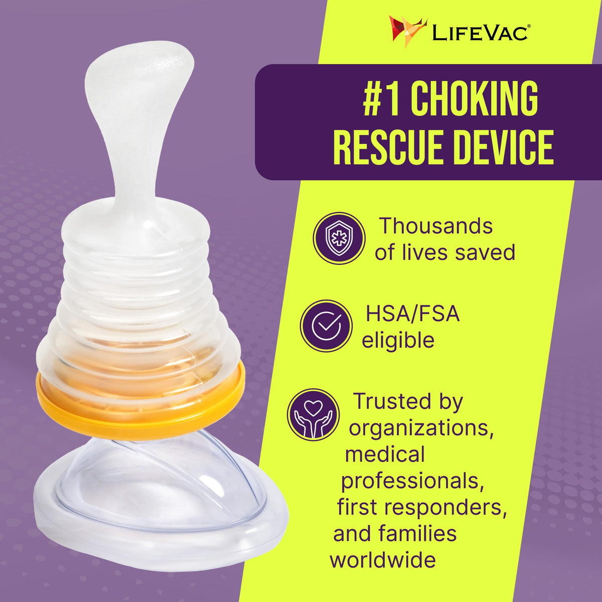 Home Kit 2 Pack - Portable Suction Rescue Device, First Aid Kit for Kids and Adults, Portable Airway Suction Device for Children and Adults