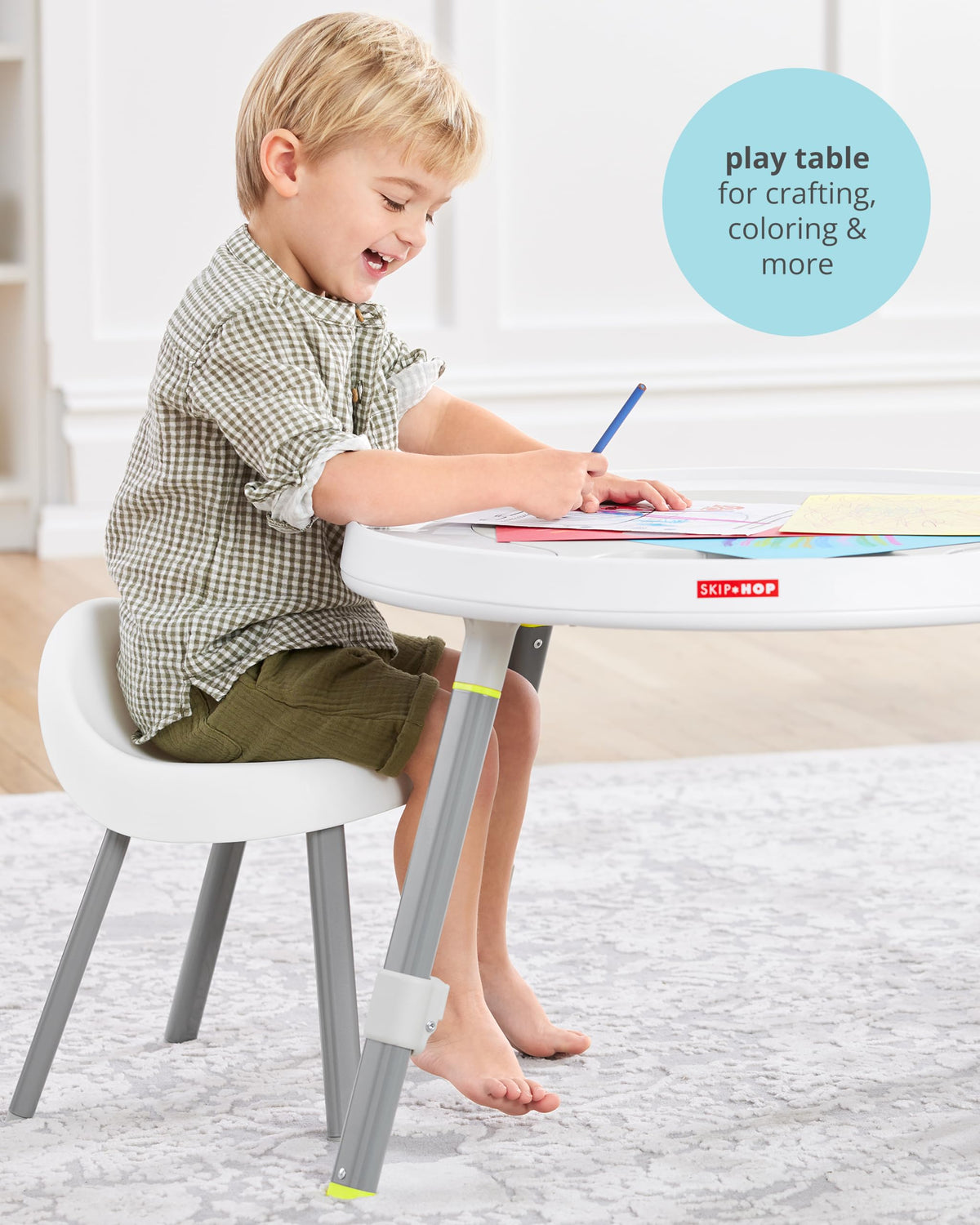 Baby Activity Center: Interactive Play Center with 3-Stage Grow-with-Me Functionality, 4mo+, Explore & More