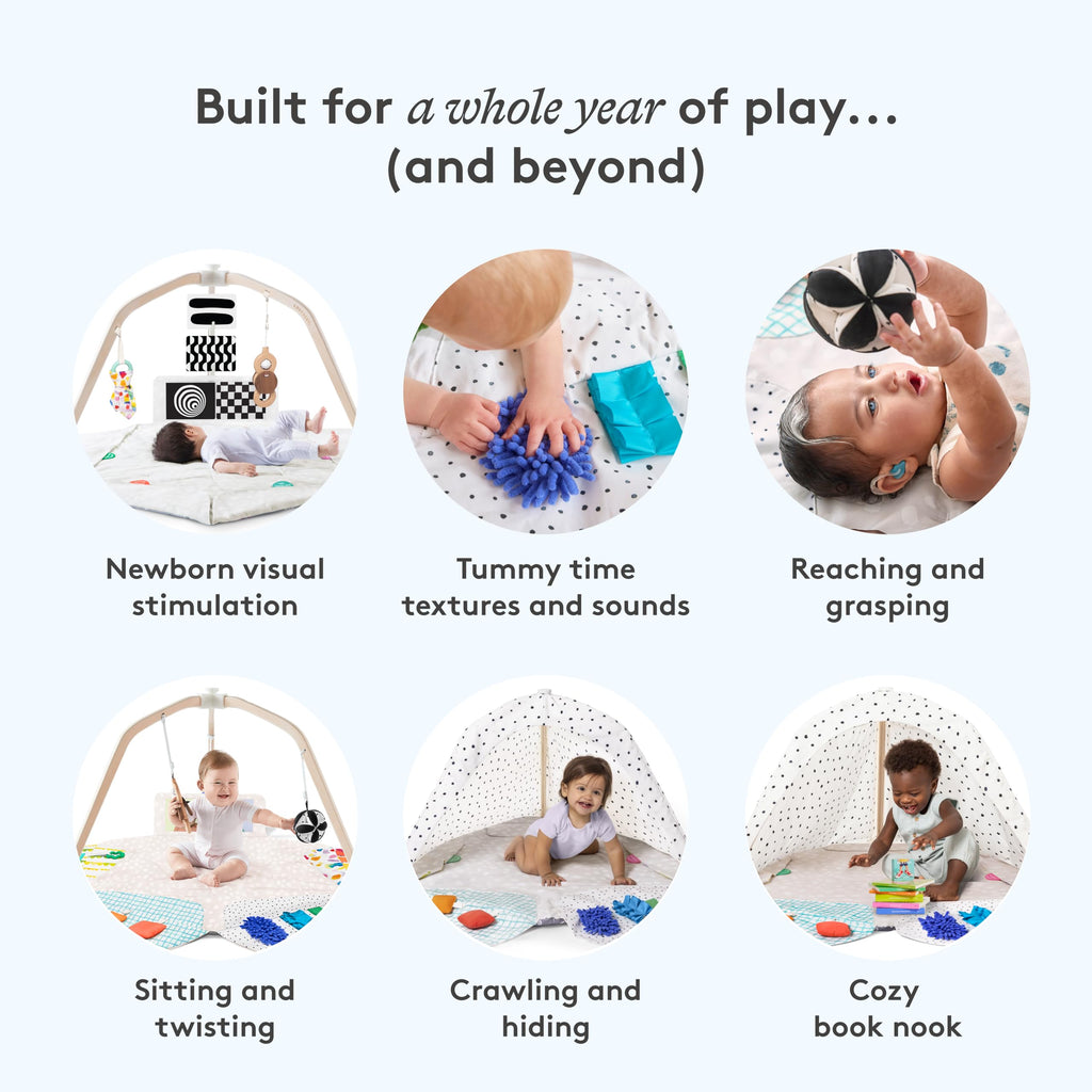 The Play Gym, 5-Stage Baby Developmental for Full Year of Play